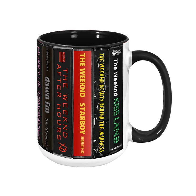 The Weeknd Retro Cassette Mug Ceramic Drinkware Gift GradoCreations
