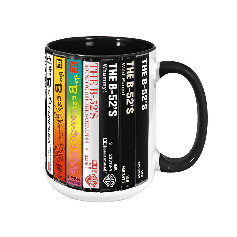 The B-52's Cassette Collection Accent Mug Retro Drinkware Gift GradoCreations