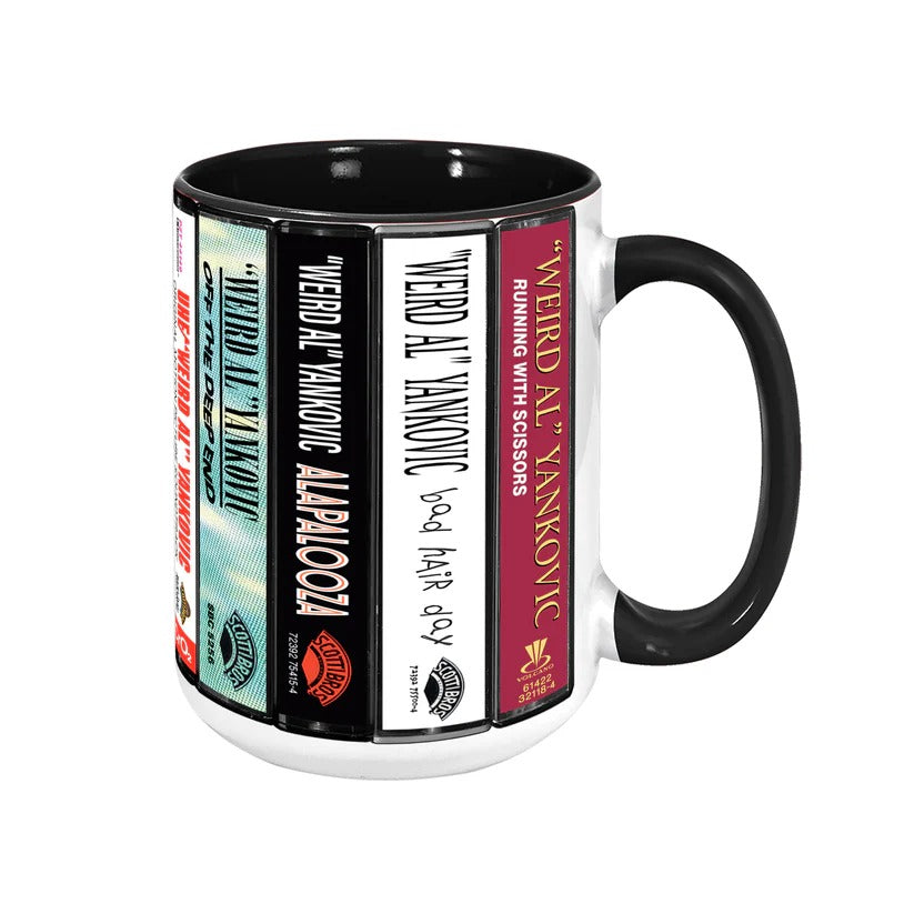 Retro Weird Al Yankovic Cassette Accent Mug Gift for Music Lovers GradoCreations