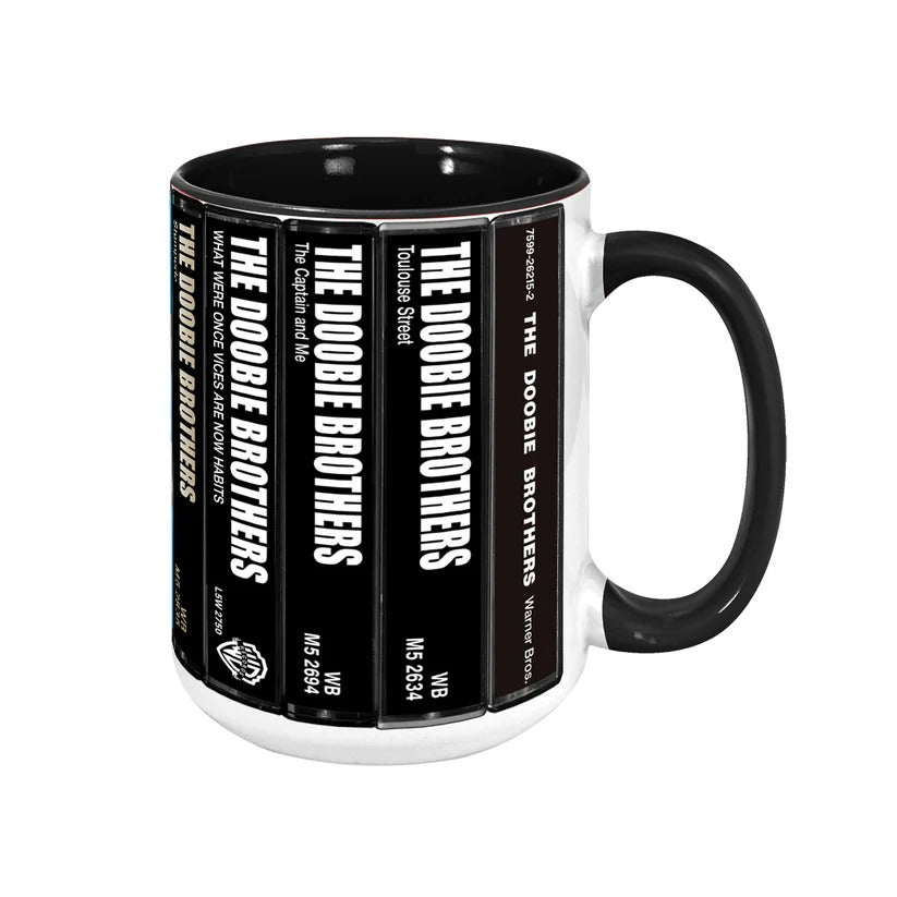 Doobie Brothers Cassette Accent Mug Retro Music Gift GradoCreations