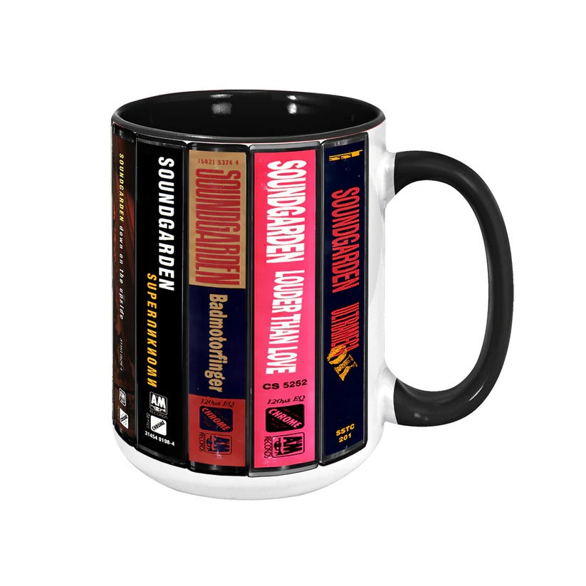 Soundgarden Retro Music Albums Accent Mug Ceramic Gift GradoCreations