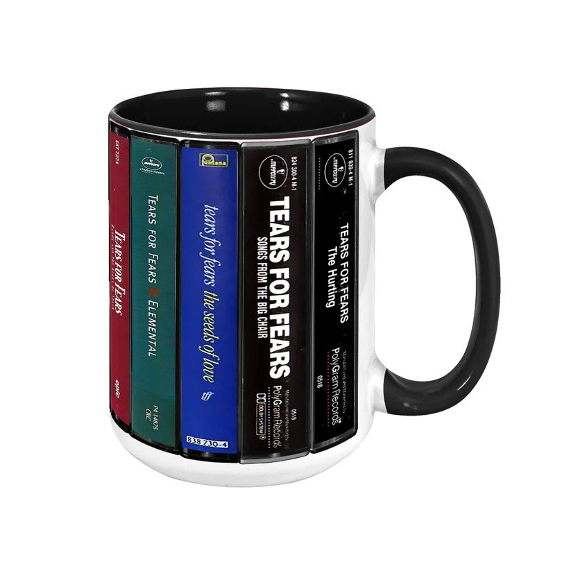 Tears for Fears Cassette Collection Retro Accent Mug Gift GradoCreations