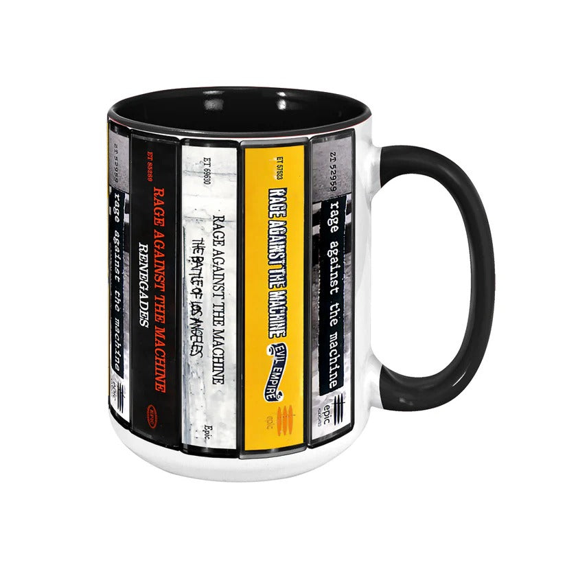 Rage Against The Machine Cassette Collection Accent Mug Gift GradoCreations