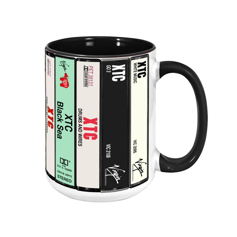 XTC Cassette Collection Accent Mug Retro Gift for Music Lovers GradoCreations