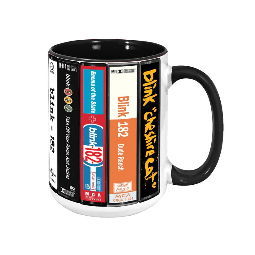 Blink-182 Retro Accent Mug for Music Lovers - Ceramic Gift GradoCreations