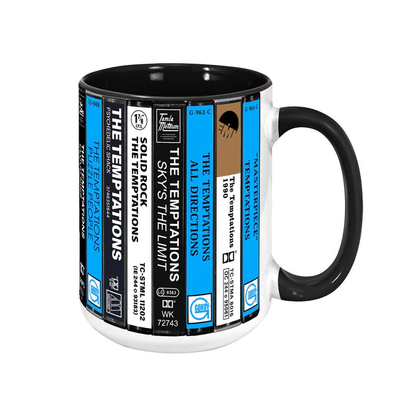 Retro Ceramic Accent Mug Featuring The Temptations Cassette Collection GradoCreations