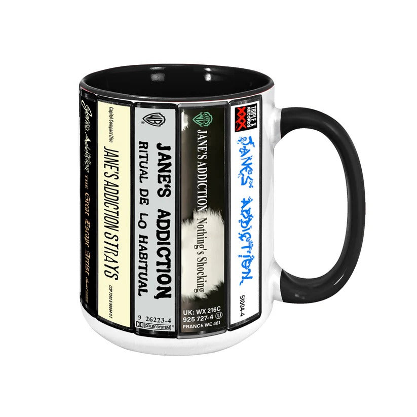 Jane's Addiction Cassette Accent Mug Unique Gift for Music Lovers GradoCreations