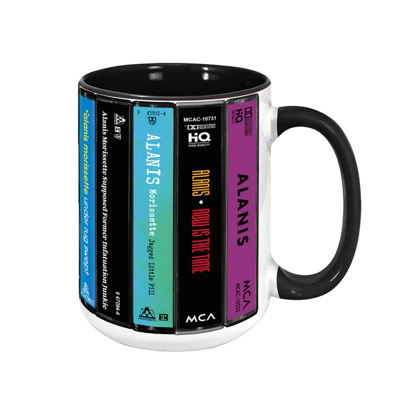 Alanis Morissette Cassette Accent Mug Retro Gift for Music Lovers GradoCreations