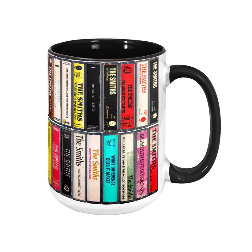 Retro The Smiths Albums Cassette Accent Mug | Unique Gift GradoCreations