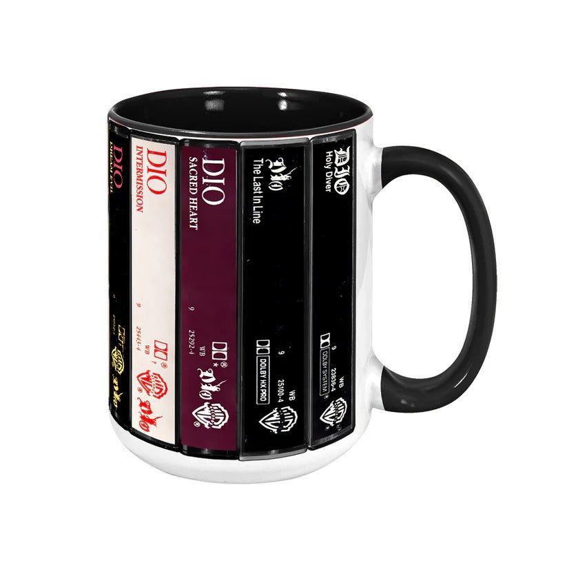 Dio Albums Cassette Inspired Accent Mug Ceramic Gift GradoCreations