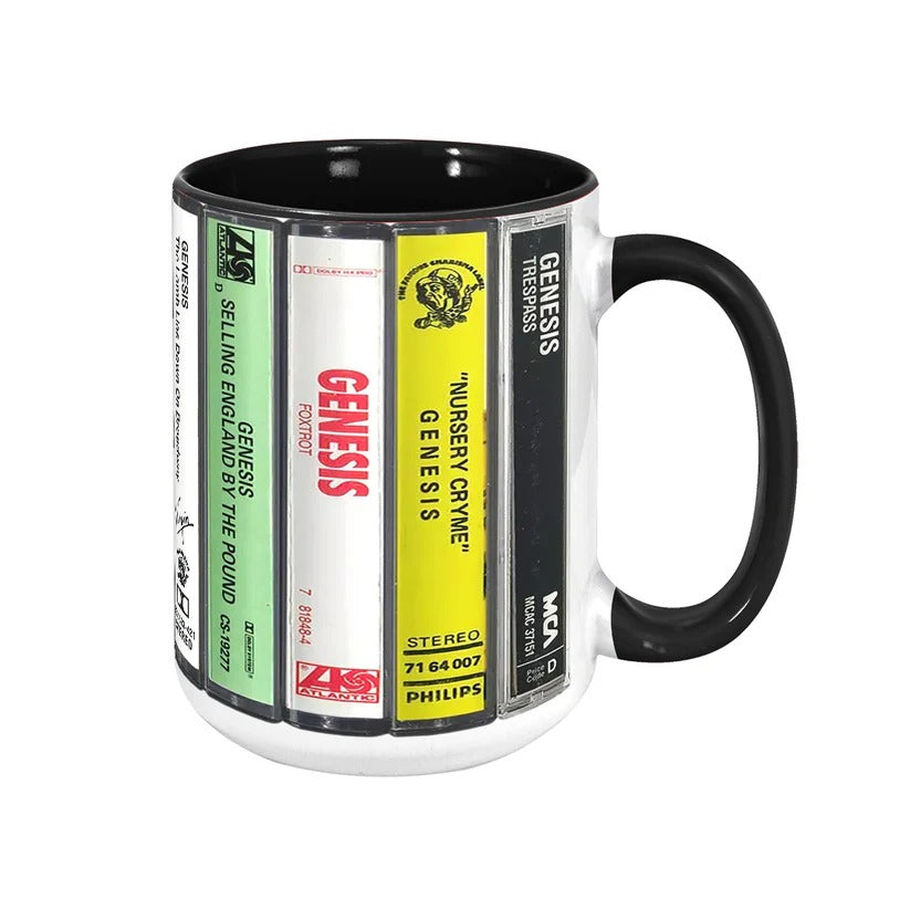 Retro Genesis Albums Accent Mug Ceramic Drinkware Gift GradoCreations