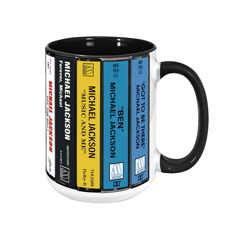 Michael Jackson Retro Cassette Accent Mug Gift for Music Lovers GradoCreations