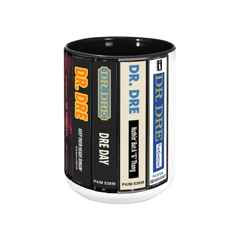 Dr. Dre Cassette Inspired Accent Mug Retro Drinkware Gift GradoCreations