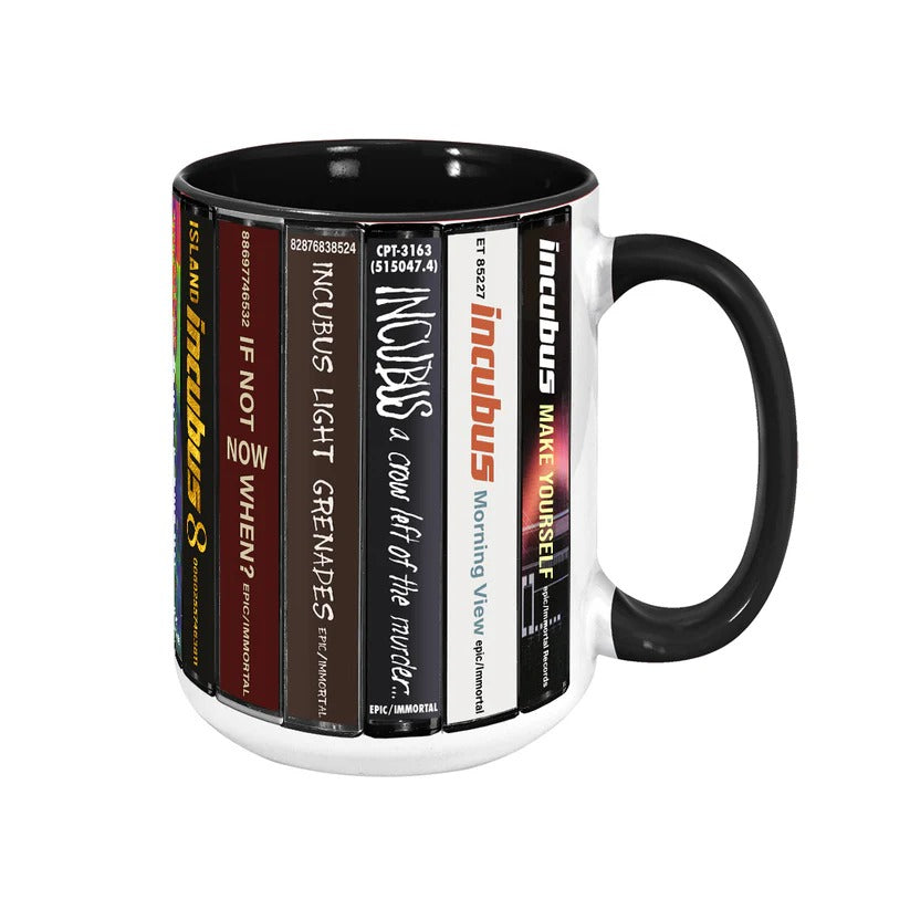Incubus Album Cassette Accent Mug Unique Gift for Music Lovers GradoCreations