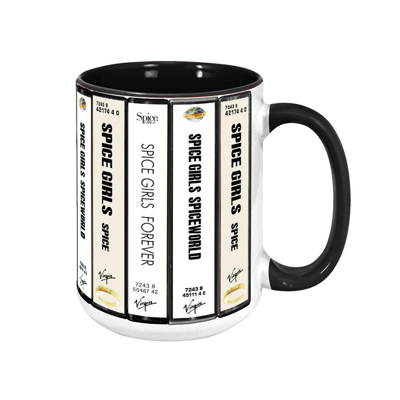 Spice Girls Cassette Collection Retro Accent Mug Ceramic Gift GradoCreations