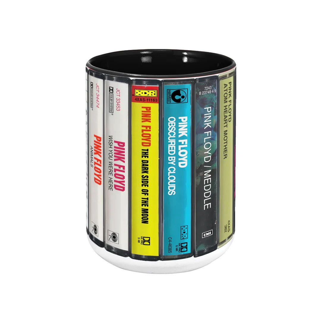 Pink Floyd Cassette Accent Mug Retro Ceramic Gift GradoCreations