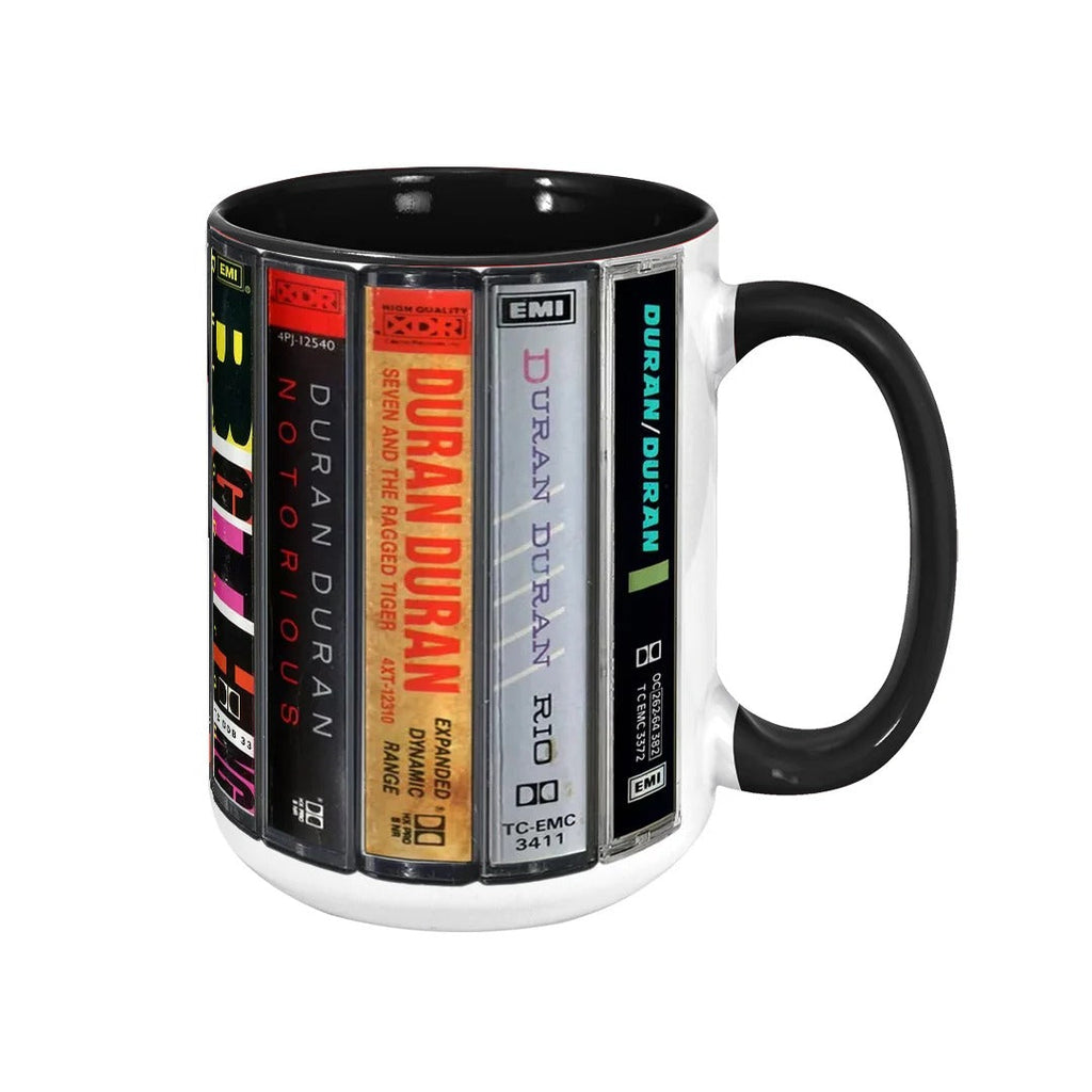 Duran Duran Cassette Style Accent Mug Ceramic Gift GradoCreations