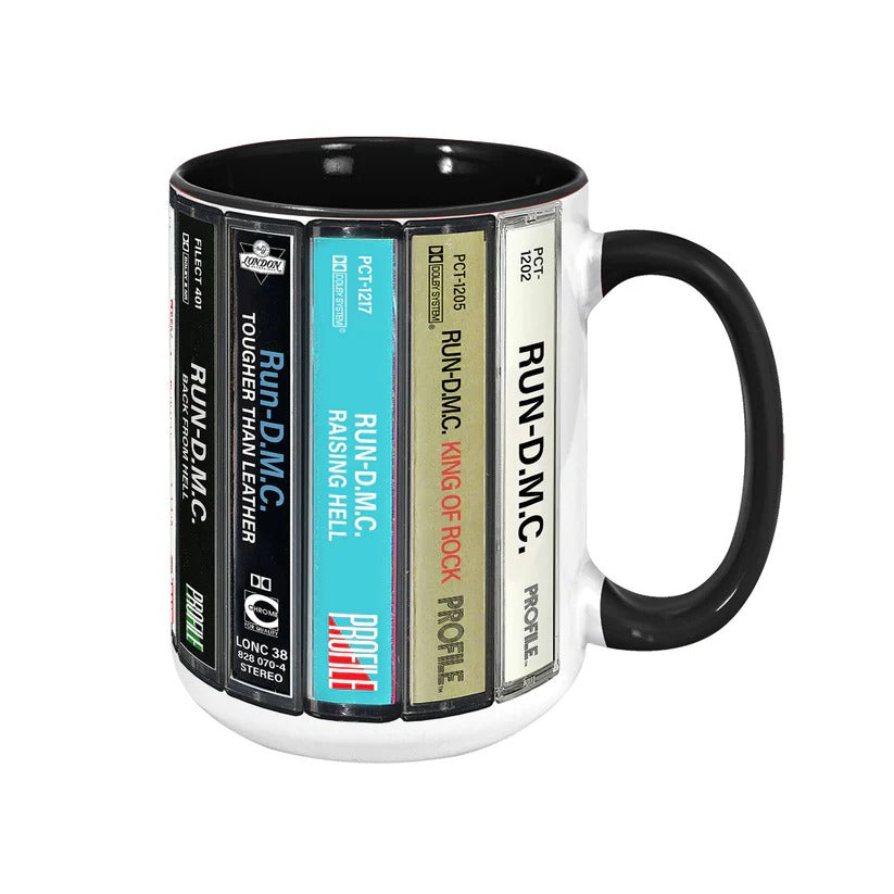 Run-D.M.C. Cassette Retro Accent Mug Gift for Music Lovers GradoCreations