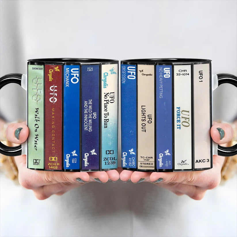 Retro Cassette Accent Mug Unique Music Gift for Music Lovers GradoCreations