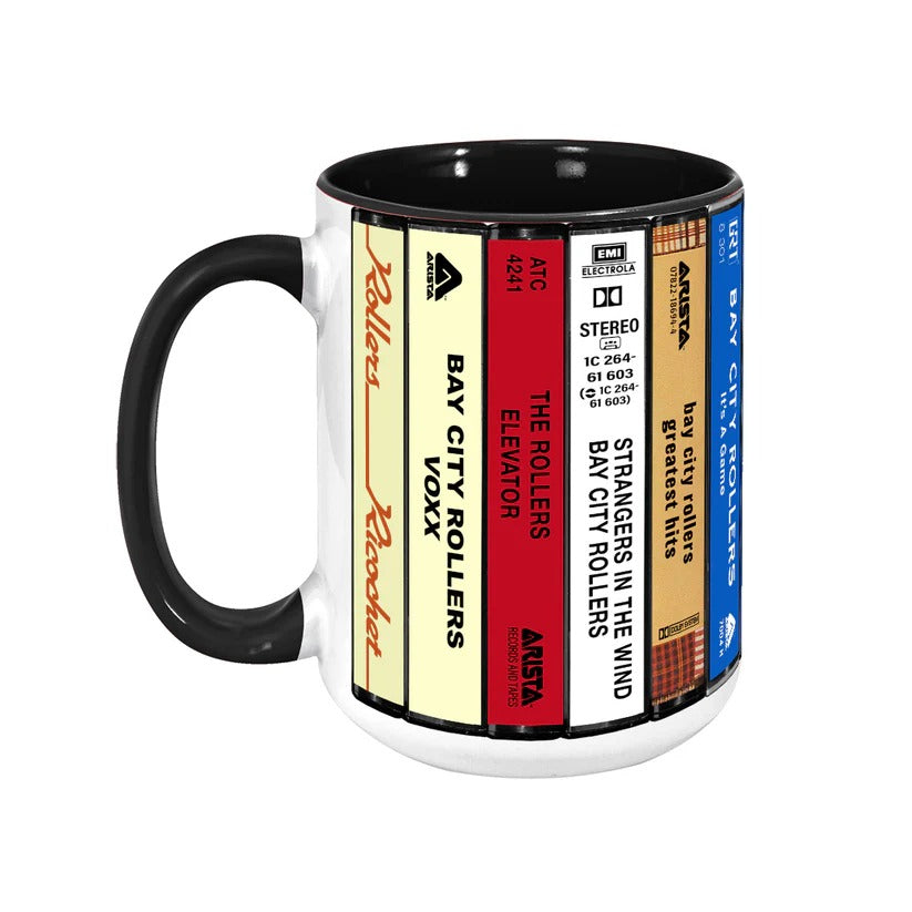 Bay City Rollers Retro Accent Mug Ceramic Cassette Gift GradoCreations