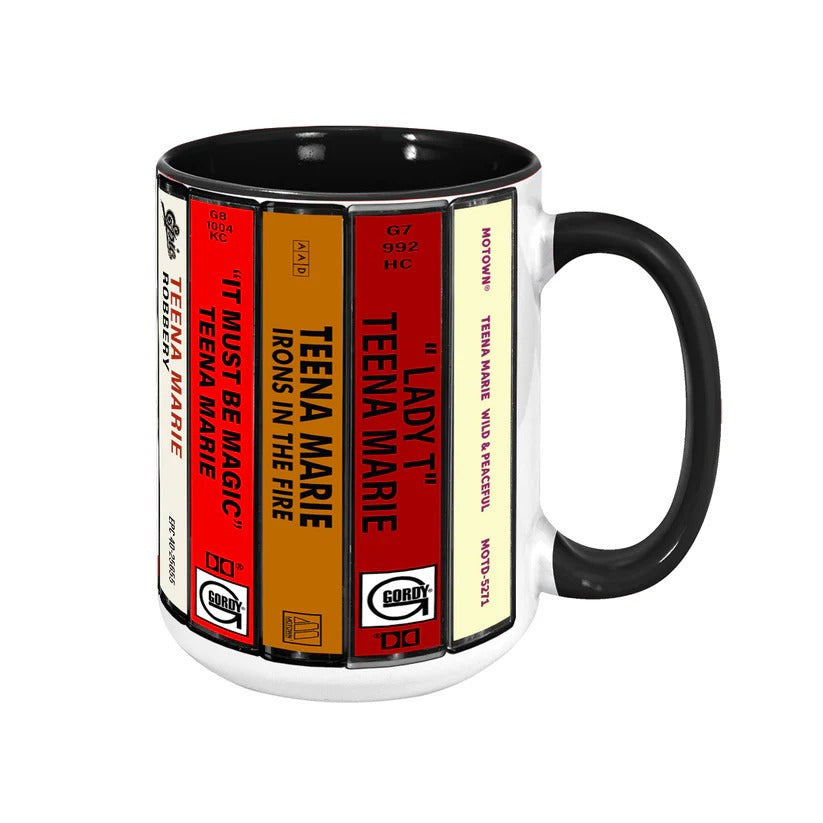Teena Marie Cassette Collection Accent Mug Retro Gift GradoCreations