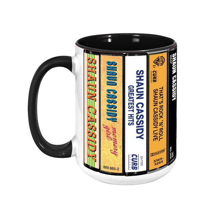 Shaun Cassidy Retro Accent Mug Ceramic Drinkware Gift GradoCreations