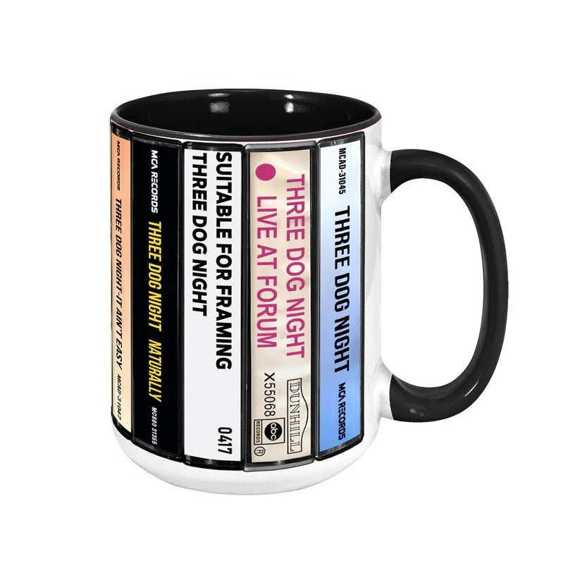 Three Dog Night Cassette Accent Mug Retro Music Gift GradoCreations