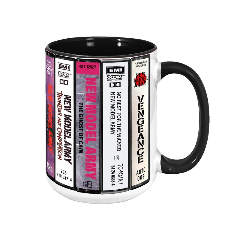 Retro New Model Army Cassette Accent Mug for Music Lovers GradoCreations