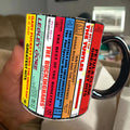 Retro 60s Pop Albums Ceramic Mug for Music Lovers Gift GradoCreations