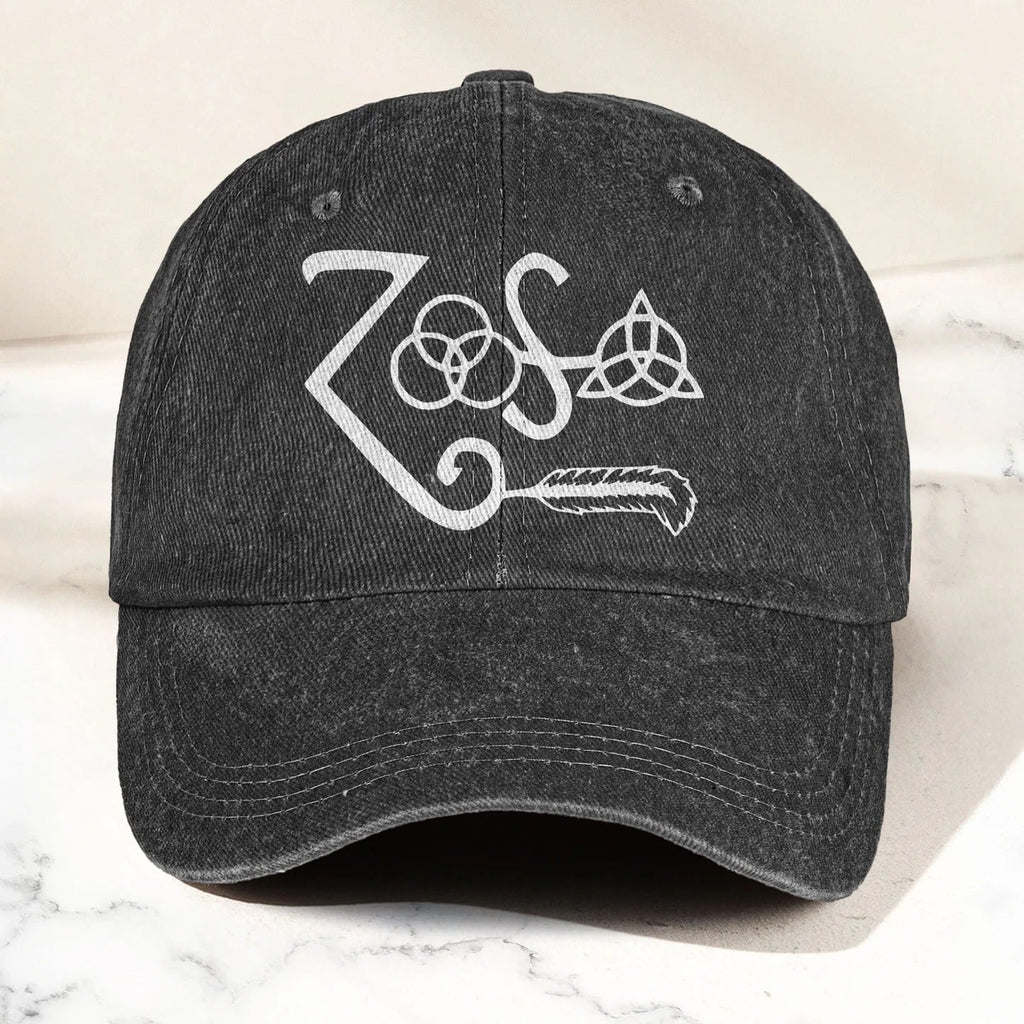 Personalized Led Zeppelin Denim Cap Custom Retro Hat Gift for Dad GradoCreations