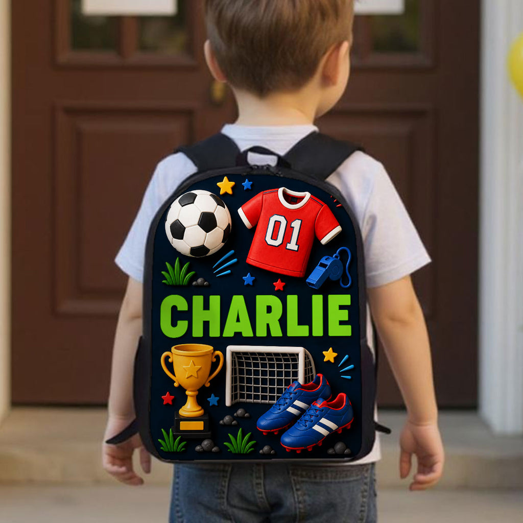 Personalized Cartoon Backpack Set for Girls | Custom Name School Supplies