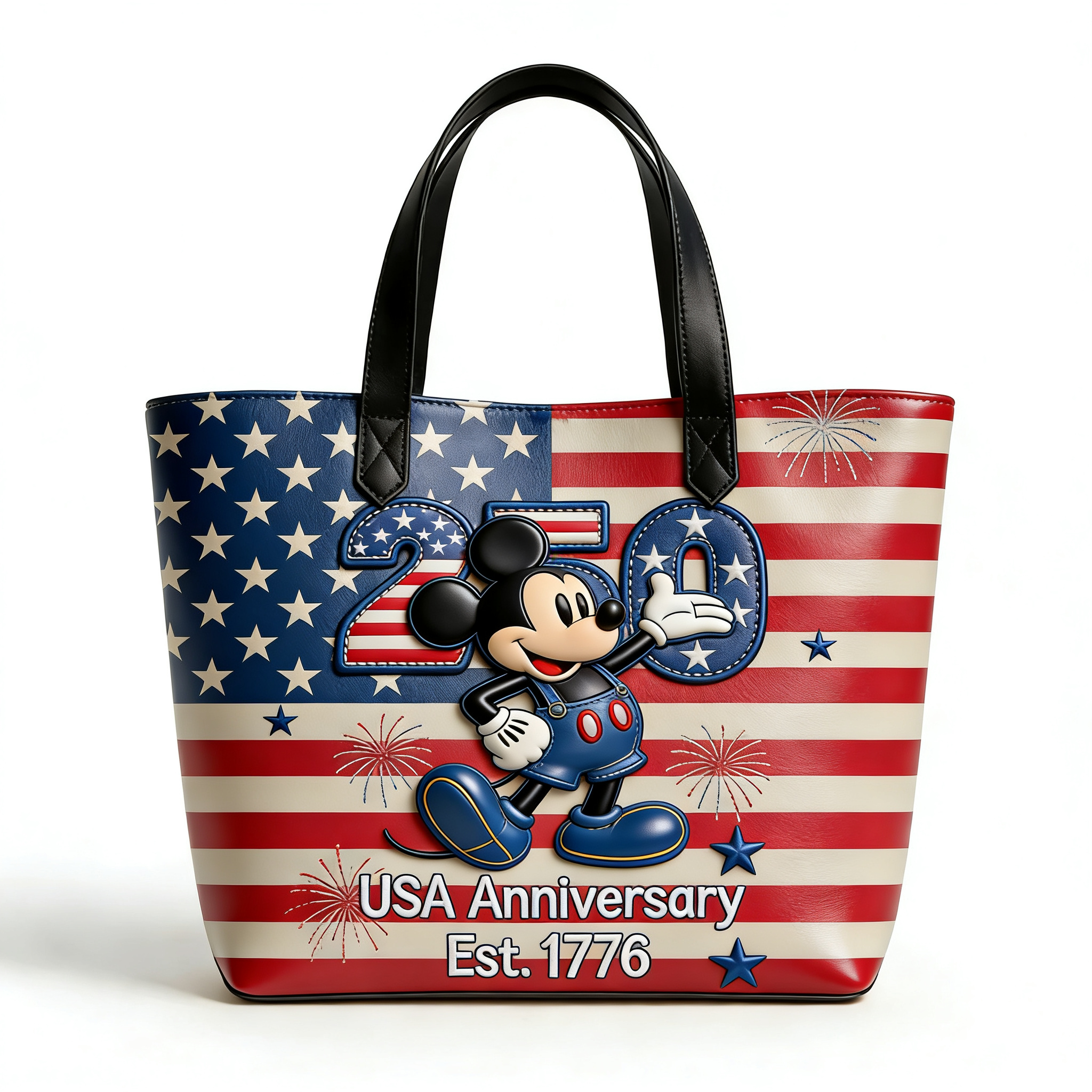 Personalized Cute Animals Tote Bag US 250th Anniversary Gift