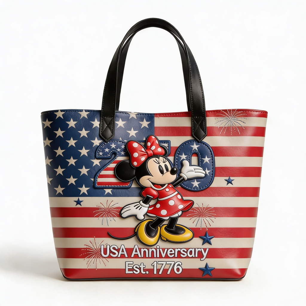 Personalized Cute Animals Tote Bag US 250th Anniversary Gift