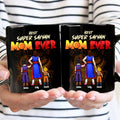Personalized Black Mug Best Super Saiyan Mom Ever Gift