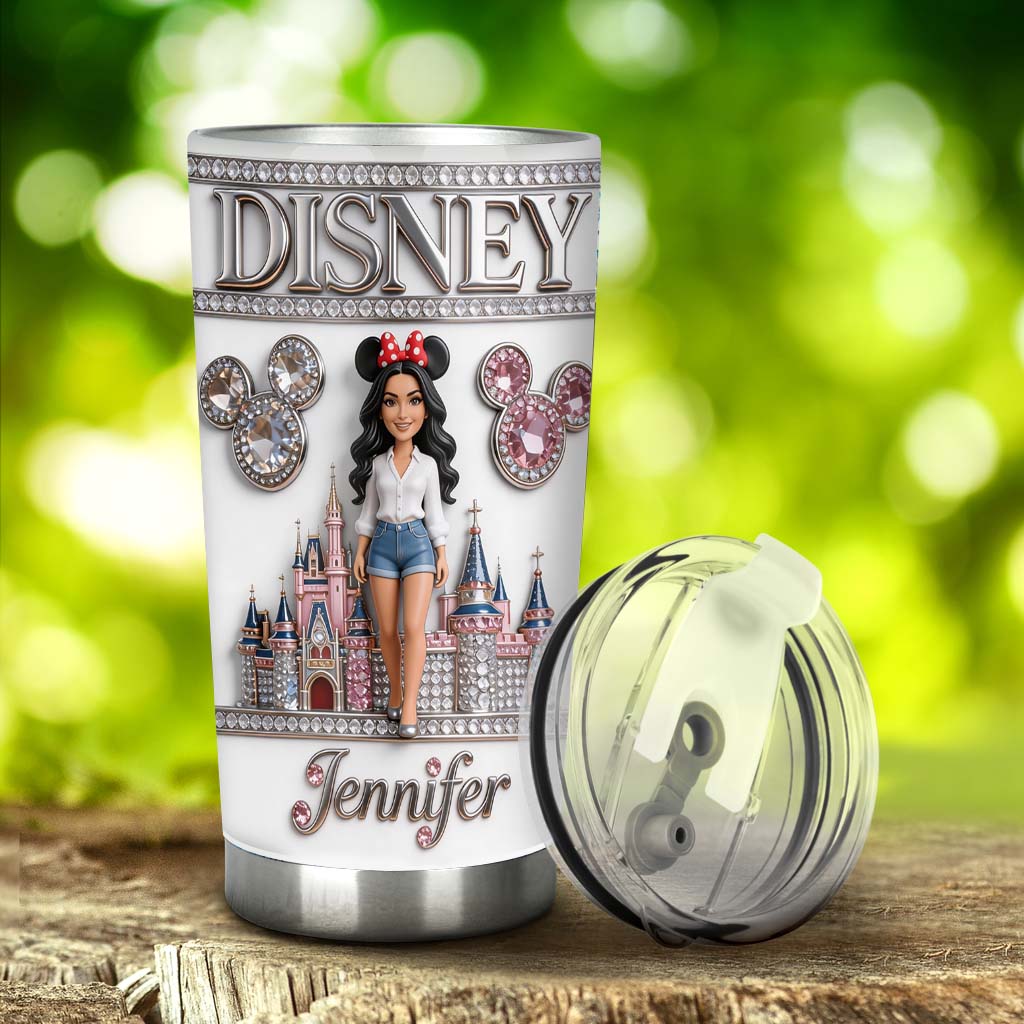Personalized Disney Photo Tumbler Custom Gift for Her