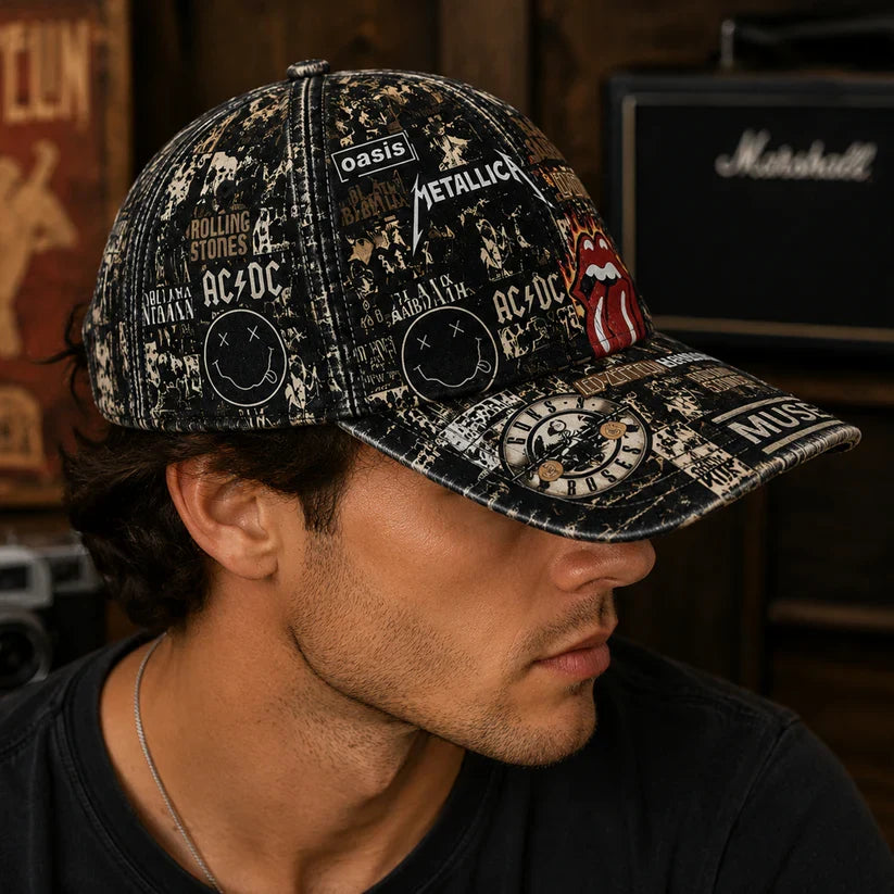 Rock Music Legends Edition Classic Cap for Music Lovers Classic Cap GradoCreations
