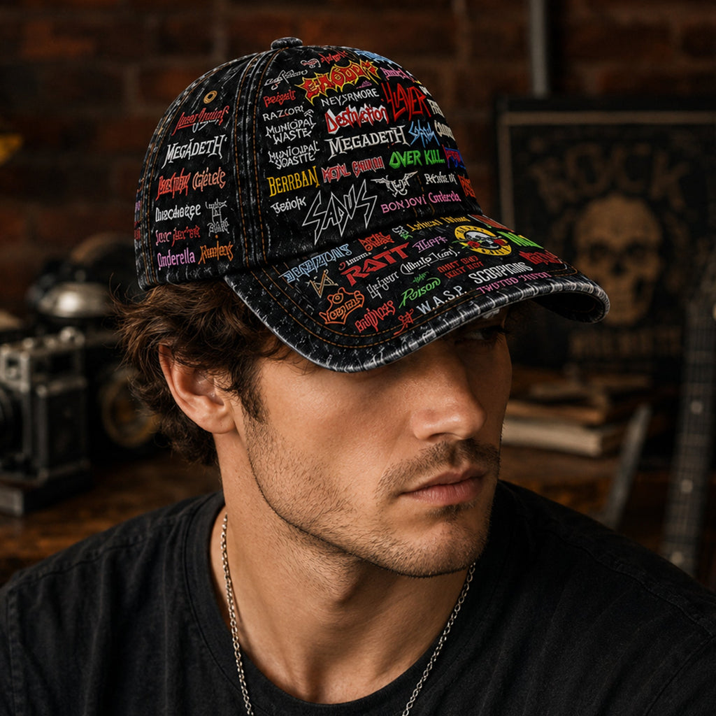 Personalized Classic Rock Legends Cap Custom Name Gift GradoCreations