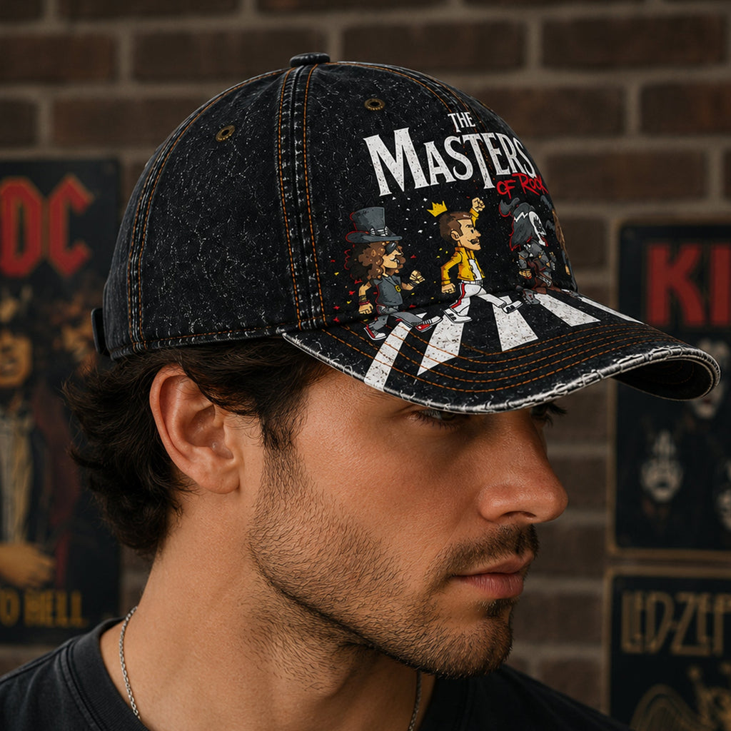 Personalized Classic Rock Cap Custom Masters of Rock Gift GradoCreations