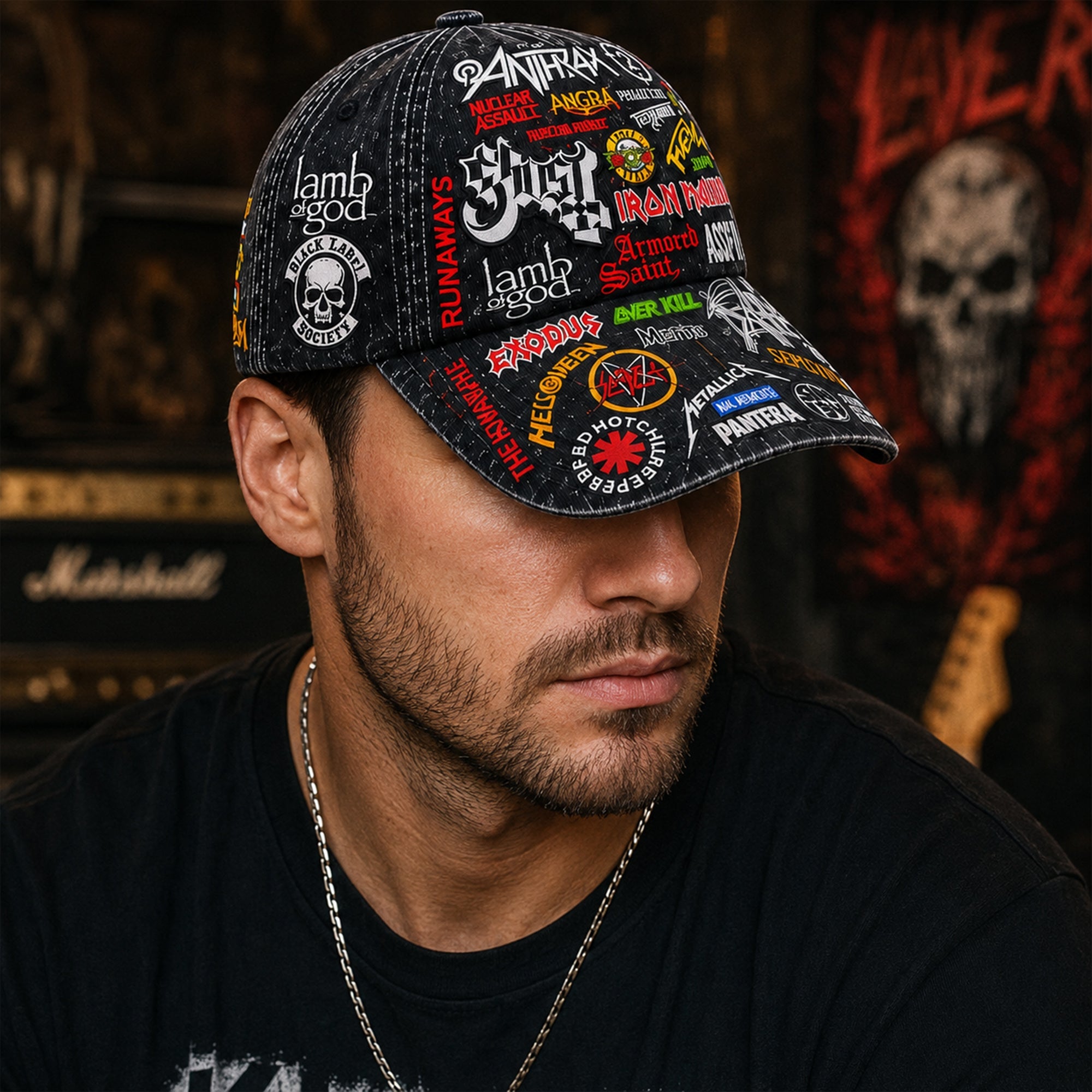 Custom Classic Cap for Rock Lovers | Legends Edition Snapback Classic Cap GradoCreations