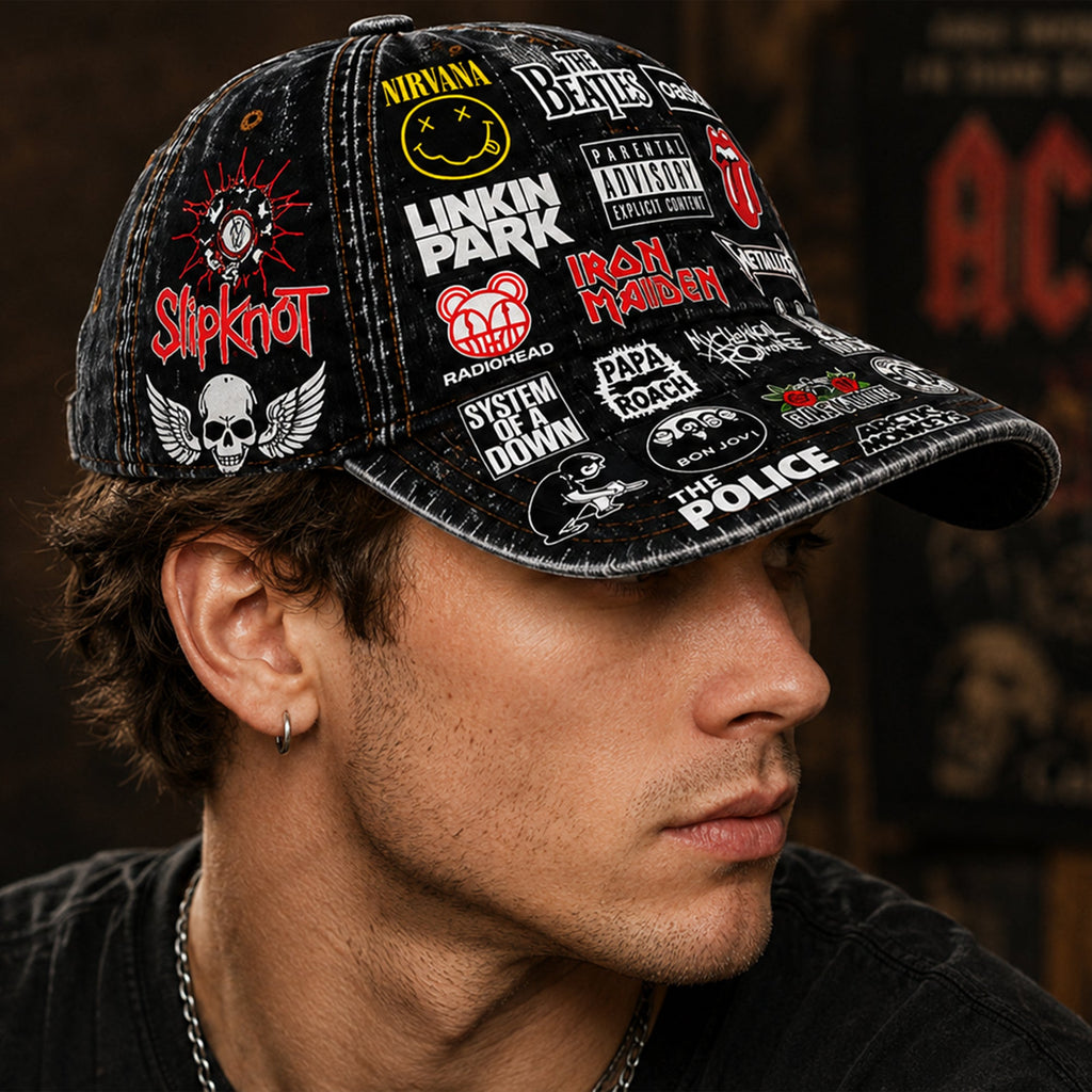 Personalized Classic Rock Cap for Music Lovers - Legends Edition GradoCreations