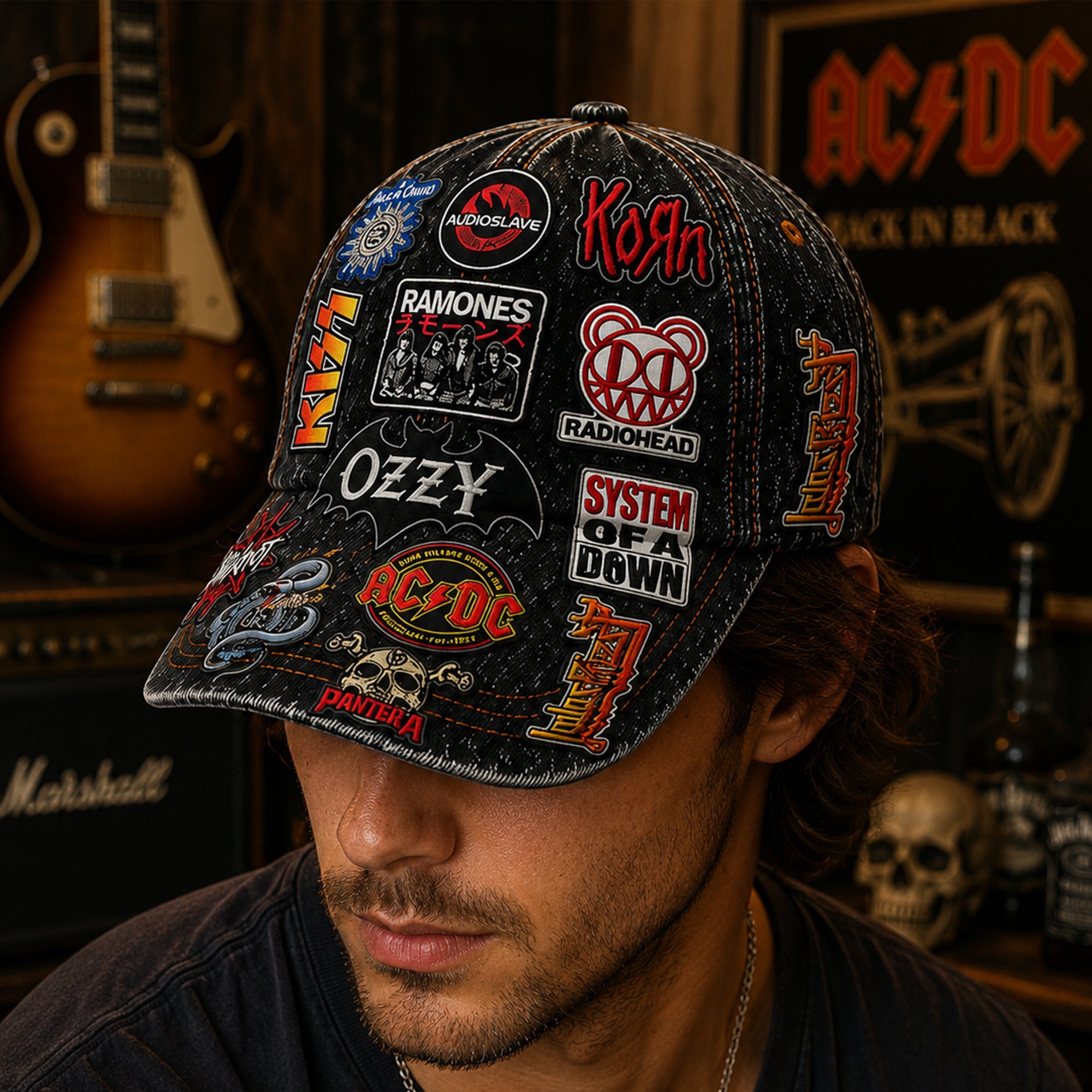Personalized Classic Rock Cap with Legends Edition Design GradoCreations