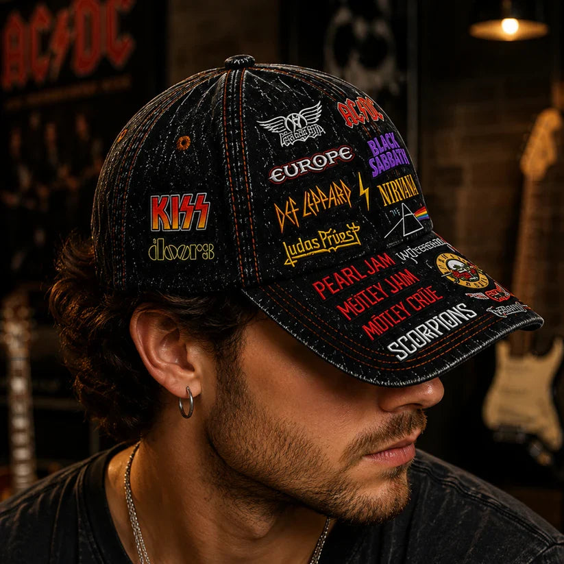 Custom Printed Classic Cap Rock Legends for Music Fans Classic Cap GradoCreations