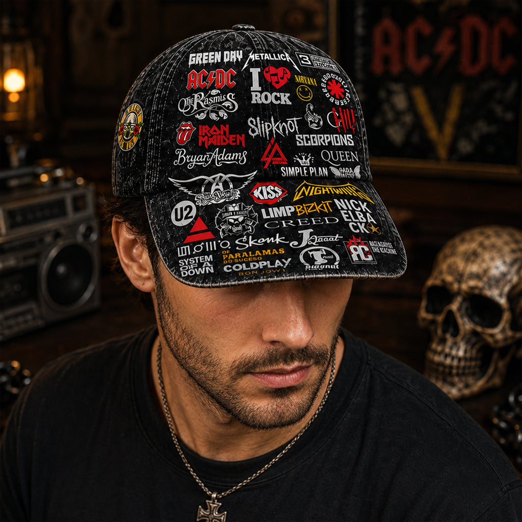 Personalized Classic Cap with Rock Legends Design for Fans Classic Cap GradoCreations