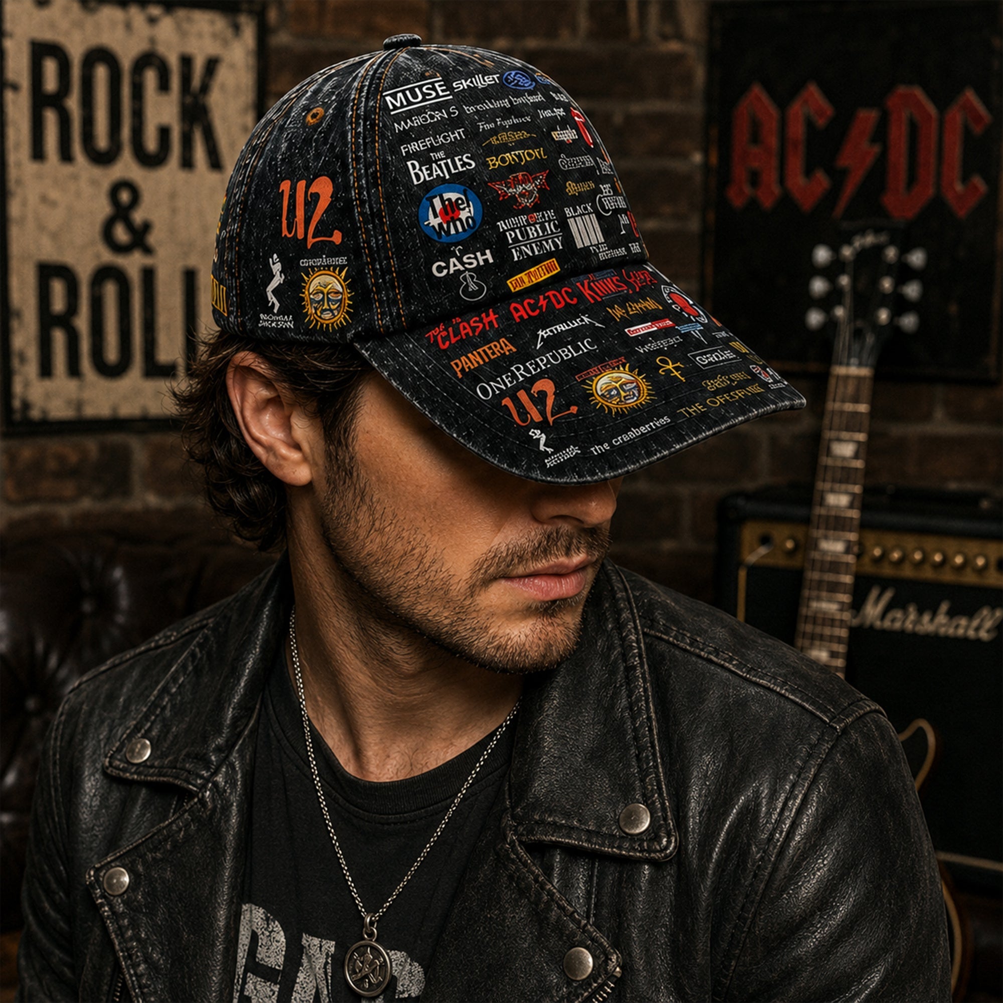 Classic Rock Legends Edition Cap Custom Name Personalization Classic Cap GradoCreations