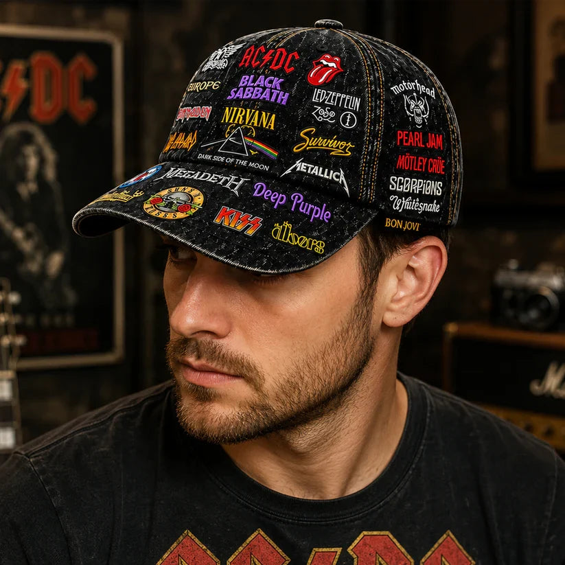 Personalized Classic Cap Rock Music Legends Edition for Fans Classic Cap GradoCreations