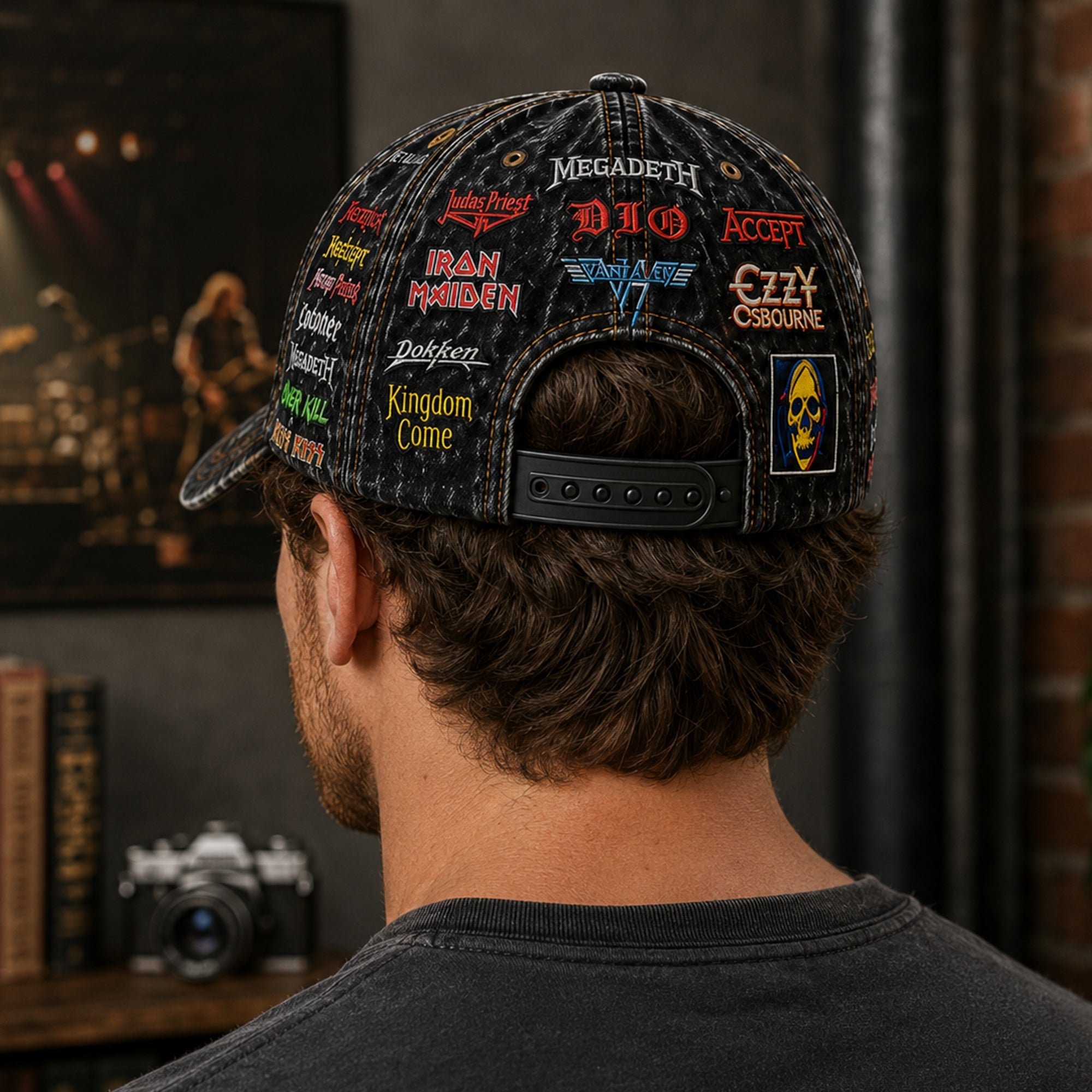 Personalized Classic Rock Legends Cap Custom Name Gift GradoCreations
