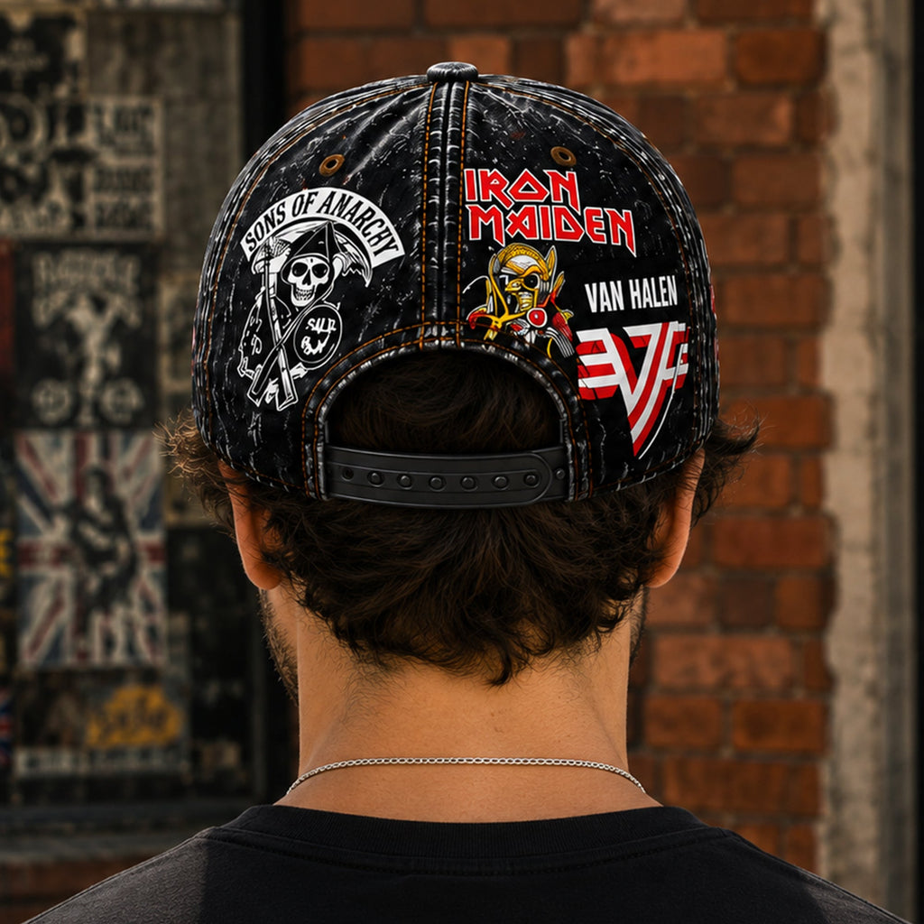Personalized Classic Rock Cap for Music Lovers - Legends Edition GradoCreations