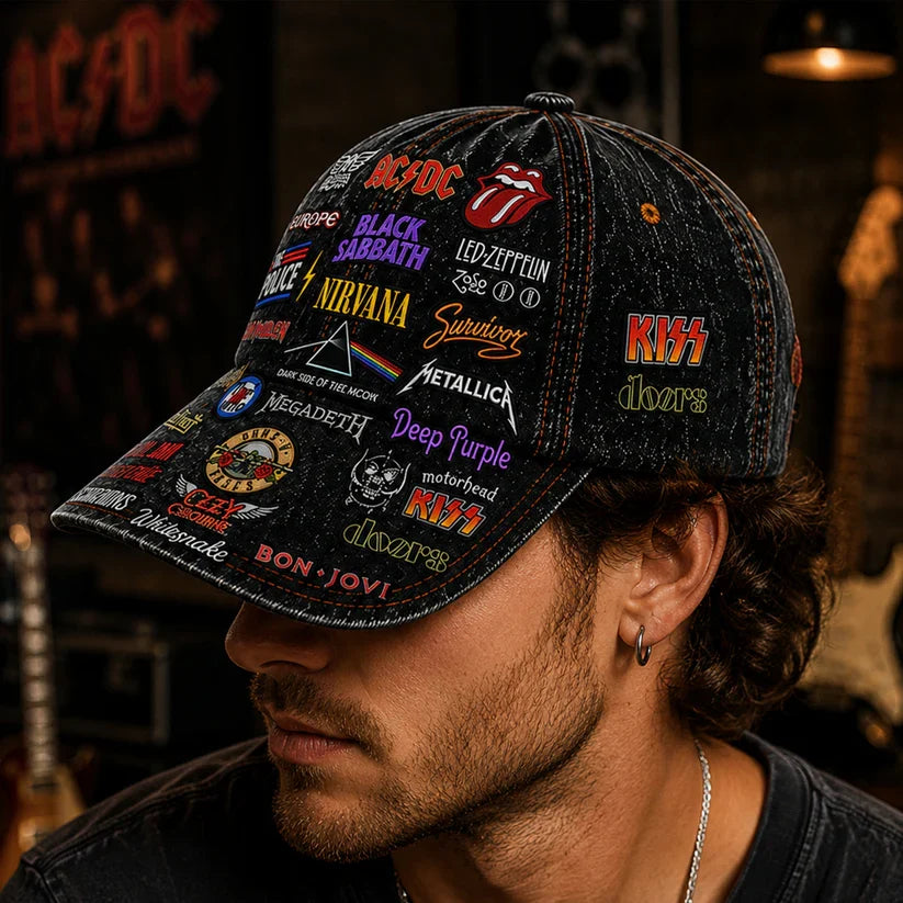 Custom Printed Classic Cap Rock Legends for Music Fans Classic Cap GradoCreations