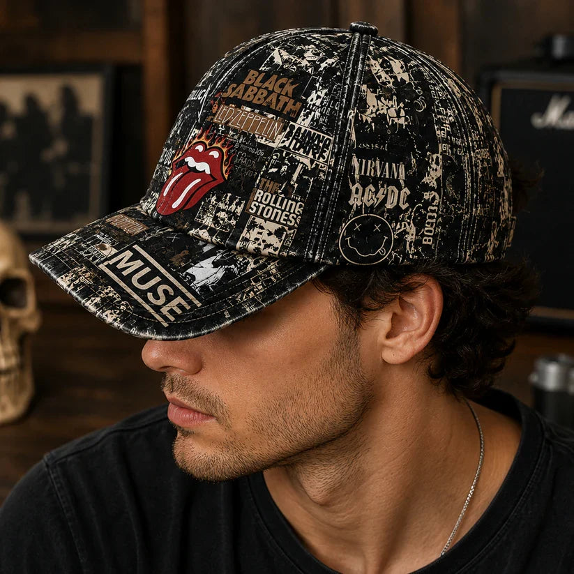Rock Music Legends Edition Classic Cap for Music Lovers Classic Cap GradoCreations
