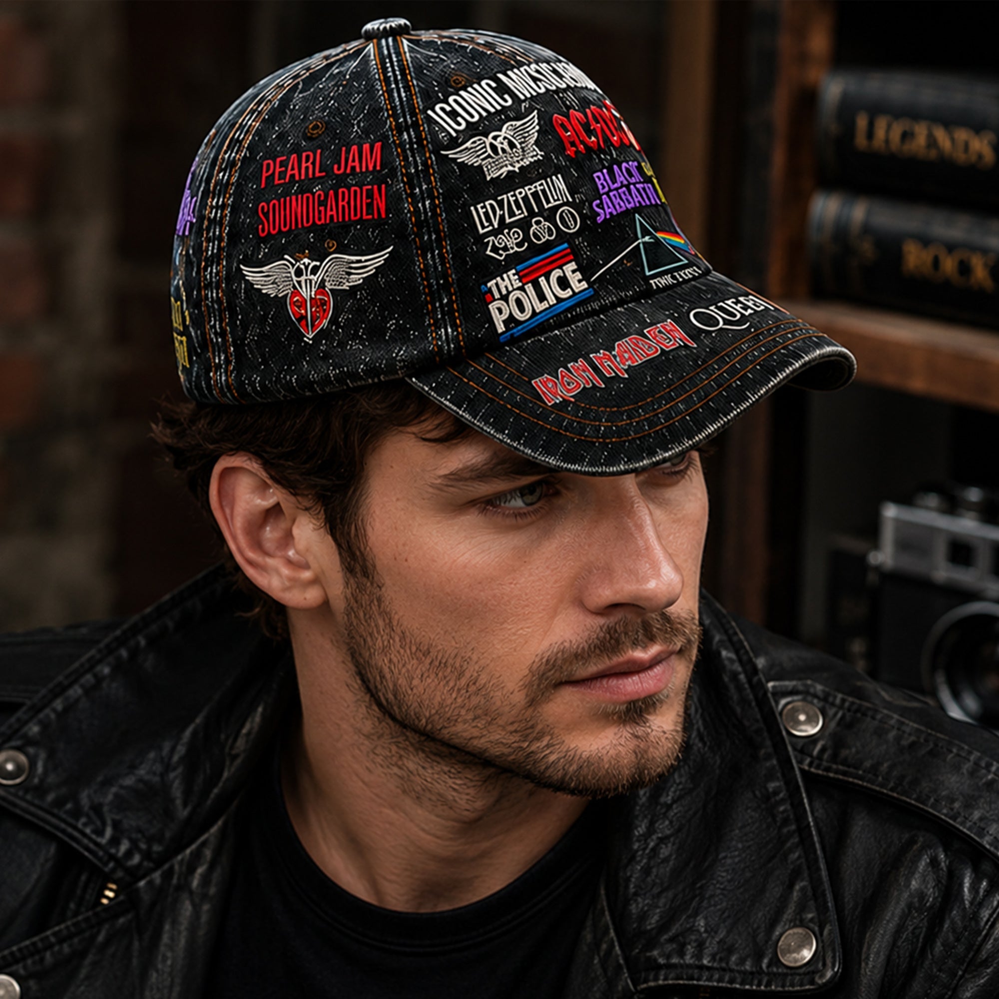 Personalized Legends Edition Classic Cap Rock Music Gift GradoCreations